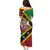 Personalized Saint Kitts and Nevis Culturama Family Matching Puletasi and Hawaiian Shirt African Pattern - Wonder Print Shop