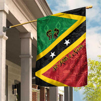 Saint Kitts and Nevis Culturama Garden Flag African Pattern - Wonder Print Shop
