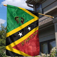 Saint Kitts and Nevis Culturama Garden Flag African Pattern - Wonder Print Shop