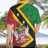 Personalized Saint Kitts and Nevis Culturama Hawaiian Shirt African Pattern - Wonder Print Shop