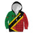 Personalized Saint Kitts and Nevis Culturama Kid Hoodie African Pattern - Wonder Print Shop