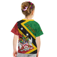 Personalized Saint Kitts and Nevis Culturama Kid T Shirt African Pattern - Wonder Print Shop