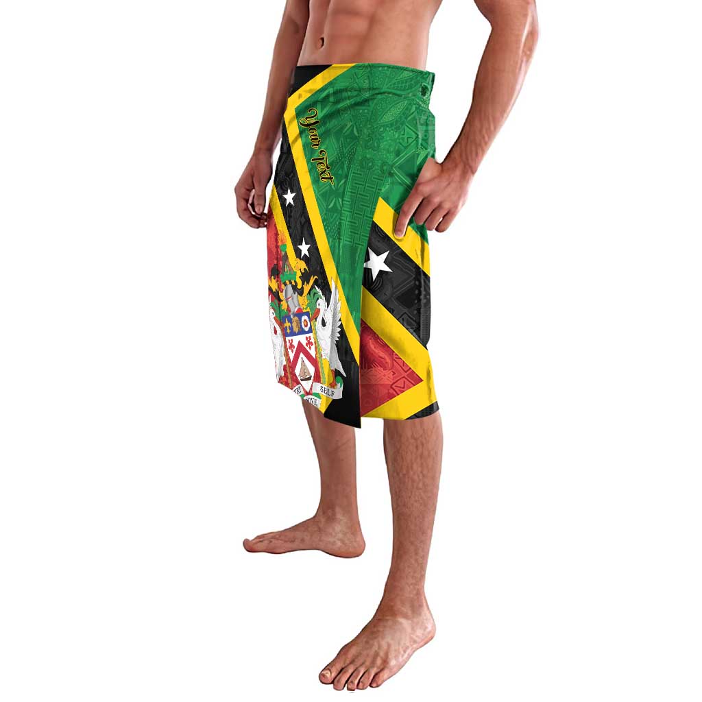 Personalized Saint Kitts and Nevis Culturama Lavalava African Pattern - Wonder Print Shop