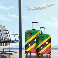 Saint Kitts and Nevis Culturama Luggage Cover African Pattern - Wonder Print Shop