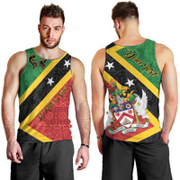 Personalized Saint Kitts and Nevis Culturama Men Tank Top African Pattern - Wonder Print Shop