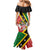Personalized Saint Kitts and Nevis Culturama Mermaid Dress African Pattern - Wonder Print Shop