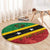 Saint Kitts and Nevis Culturama Round Carpet African Pattern - Wonder Print Shop