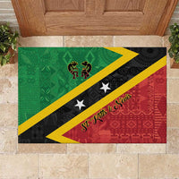 Saint Kitts and Nevis Culturama Rubber Doormat African Pattern - Wonder Print Shop