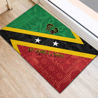 Saint Kitts and Nevis Culturama Rubber Doormat African Pattern - Wonder Print Shop