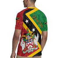 Personalized Saint Kitts and Nevis Culturama Rugby Jersey African Pattern - Wonder Print Shop