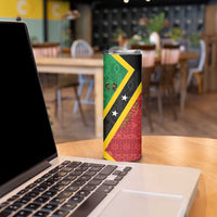 Saint Kitts and Nevis Culturama Skinny Tumbler African Pattern - Wonder Print Shop