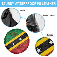 Saint Kitts and Nevis Culturama Spare Tire Cover African Pattern - Wonder Print Shop