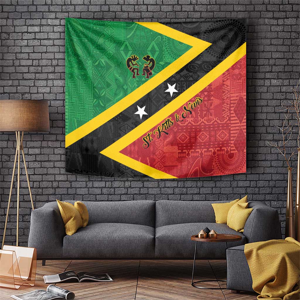 Saint Kitts and Nevis Culturama Tapestry African Pattern - Wonder Print Shop