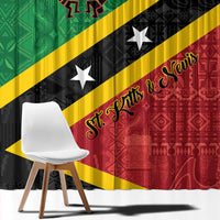 Saint Kitts and Nevis Culturama Window Curtain African Pattern - Wonder Print Shop