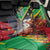 Saint Kitts and Nevis Pelican Back Car Seat Cover Royal Poinciana Flowers - Wonder Print Shop