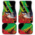 Saint Kitts and Nevis Pelican Car Mats Royal Poinciana Flowers - Wonder Print Shop