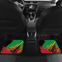 Saint Kitts and Nevis Pelican Car Mats Royal Poinciana Flowers - Wonder Print Shop