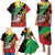 Personalized Saint Kitts and Nevis Pelican Family Matching Puletasi and Hawaiian Shirt Royal Poinciana Flowers - Wonder Print Shop