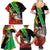 Personalized Saint Kitts and Nevis Pelican Family Matching Summer Maxi Dress and Hawaiian Shirt Royal Poinciana Flowers - Wonder Print Shop