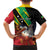 Personalized Saint Kitts and Nevis Pelican Kid Hawaiian Shirt Royal Poinciana Flowers - Wonder Print Shop