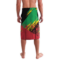 Personalized Saint Kitts and Nevis Pelican Lavalava Royal Poinciana Flowers - Wonder Print Shop