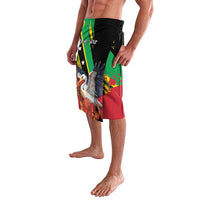 Personalized Saint Kitts and Nevis Pelican Lavalava Royal Poinciana Flowers - Wonder Print Shop