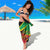 Saint Kitts and Nevis Pelican Sarong Royal Poinciana Flowers - Wonder Print Shop