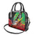 Saint Kitts and Nevis Pelican Shoulder Handbag Royal Poinciana Flowers - Wonder Print Shop