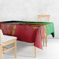 Saint Kitts and Nevis Pelican Tablecloth Royal Poinciana Flowers - Wonder Print Shop