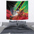Saint Kitts and Nevis Pelican Tapestry Royal Poinciana Flowers - Wonder Print Shop