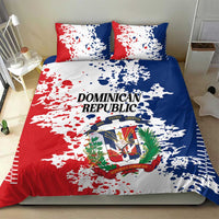 Dominican Republic Restoration Day Bedding Set Coat Of Arms Flag Colors - Wonder Print Shop
