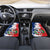 Dominican Republic Restoration Day Car Mats Coat Of Arms Flag Colors - Wonder Print Shop