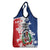 Dominican Republic Restoration Day Grocery Bag Coat Of Arms Flag Colors - Wonder Print Shop