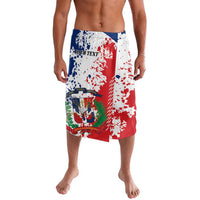 Personalized Dominican Republic Restoration Day Lavalava Coat Of Arms Flag Colors - Wonder Print Shop