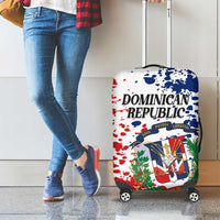 Dominican Republic Restoration Day Luggage Cover Coat Of Arms Flag Colors - Wonder Print Shop