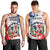 Personalized Dominican Republic Restoration Day Men Tank Top Coat Of Arms Flag Colors - Wonder Print Shop