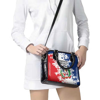 Dominican Republic Restoration Day Shoulder Handbag Coat Of Arms Flag Colors - Wonder Print Shop