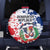 Dominican Republic Restoration Day Spare Tire Cover Coat Of Arms Flag Colors - Wonder Print Shop