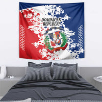 Dominican Republic Restoration Day Tapestry Coat Of Arms Flag Colors - Wonder Print Shop