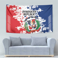 Dominican Republic Restoration Day Tapestry Coat Of Arms Flag Colors - Wonder Print Shop