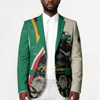 Personalized Nelson Mandela Day Blazer South Africa Vintage Stylized