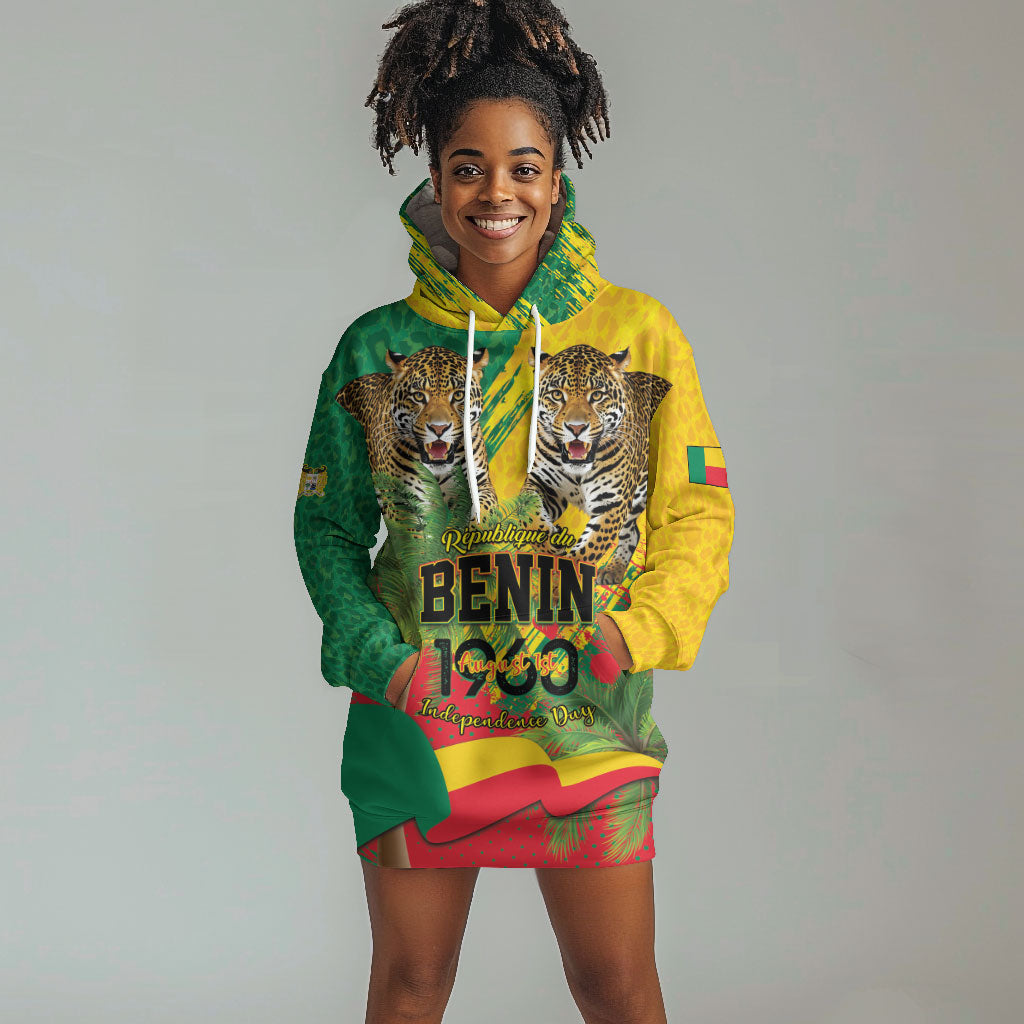 Personalised Benin August 1st 1960 Hoodie Dress Happy Independence Day