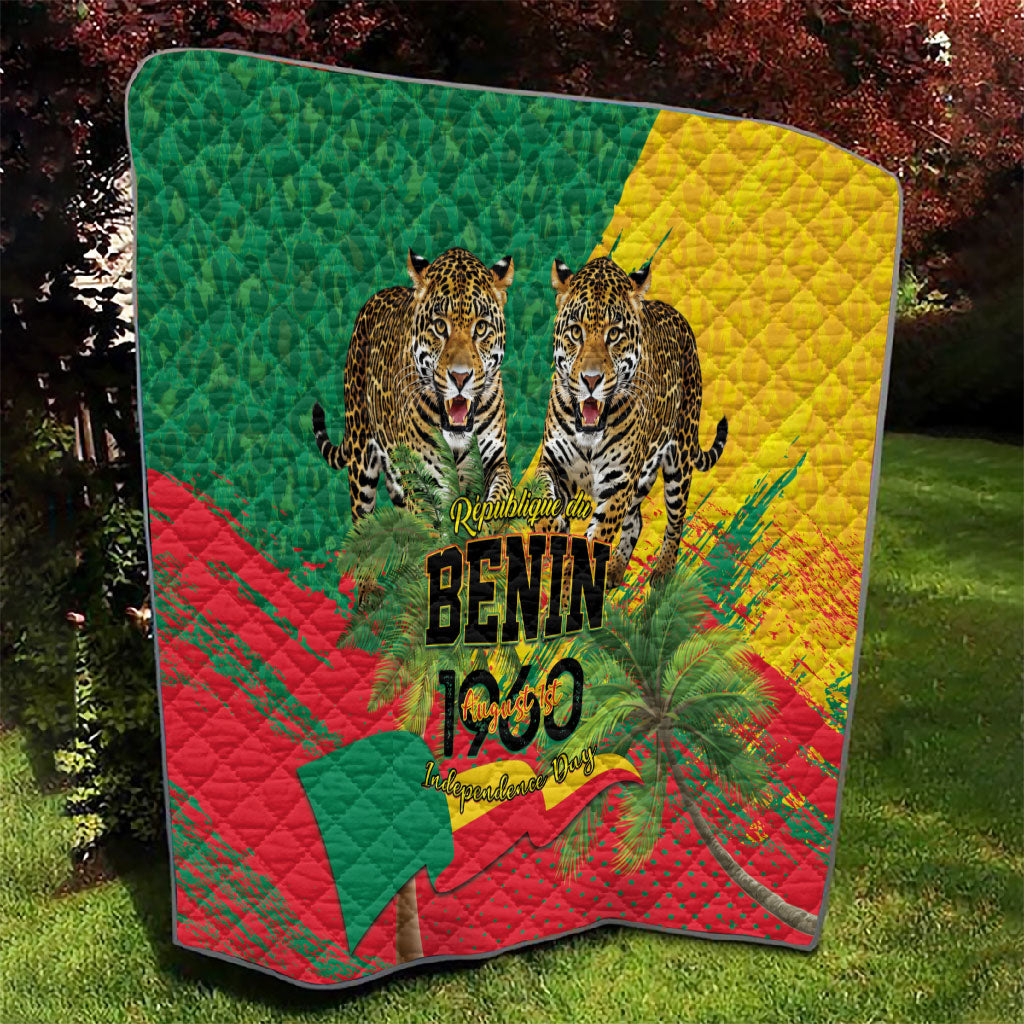 Benin August 1st 1960 Quilt Happy Independence Day
