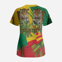 Personalised Benin August 1st 1960 Scrub Top Happy Independence Day