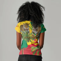 Personalised Benin August 1st 1960 Women V-Neck T-Shirt Happy Independence Day