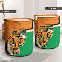 Ivory Coast August 7th 1960 Laundry Basket Happy Independence Day