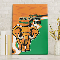 Ivory Coast August 7th 1960 Canvas Wall Art Happy Independence Day