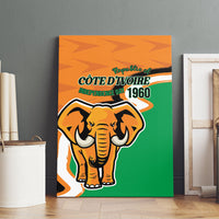 Ivory Coast August 7th 1960 Canvas Wall Art Happy Independence Day