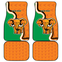 Personalised Ivory Coast August 7th 1960 Car Mats Happy Independence Day