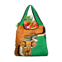 Ivory Coast August 7th 1960 Grocery Bag Happy Independence Day